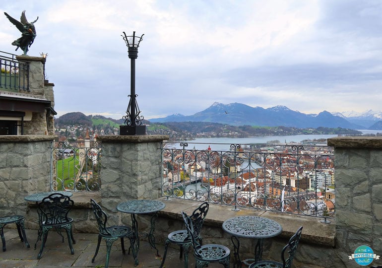 Views from Hotel Chateau Gutsch, Lucerne