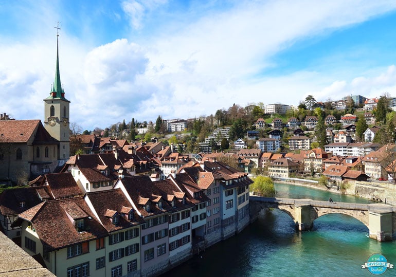Views over Bern from Nydeggbrücke