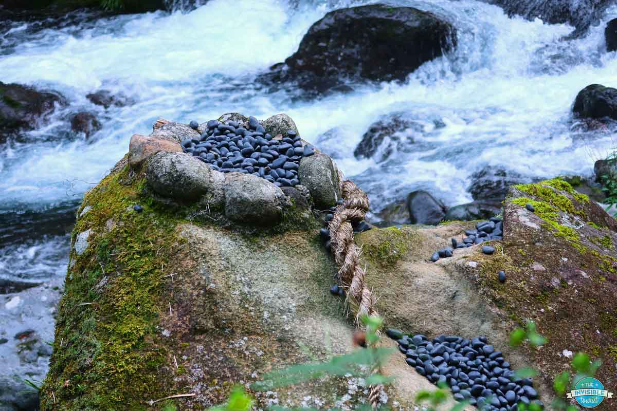Wishing Rock at Kawazu Falls, Izu