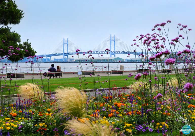 Yokohama Bay Bridge from Yamashita Park