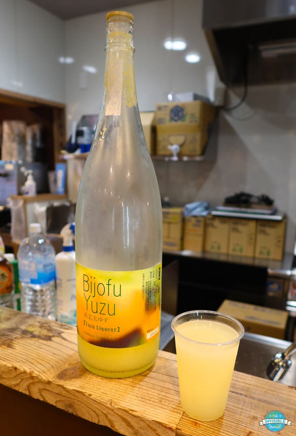 Yuzu tasting in Tokyo Old Town Yanaka