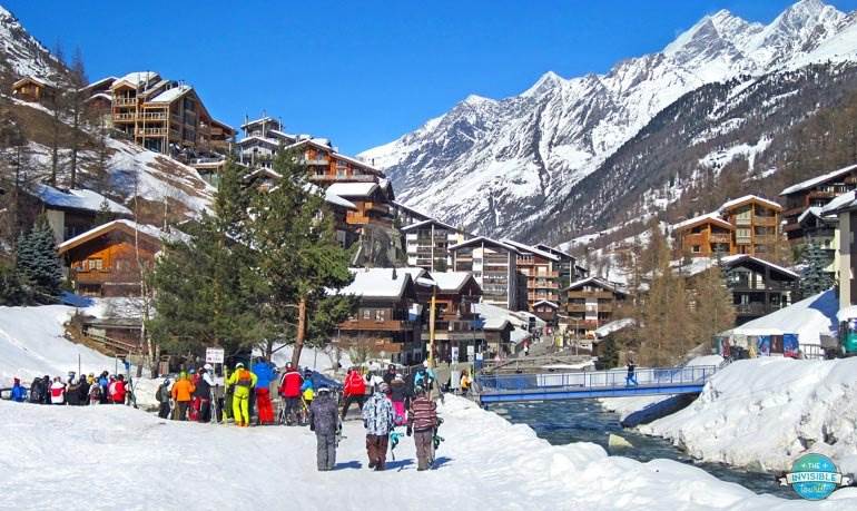 Zermatt skiers