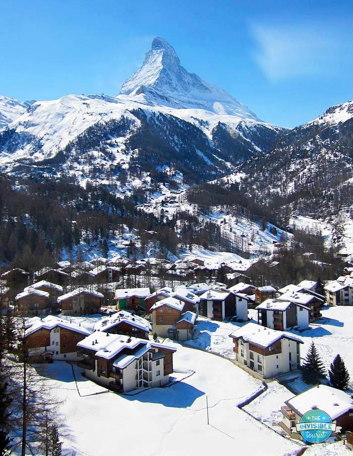 Matterhorn towering above Zermatt